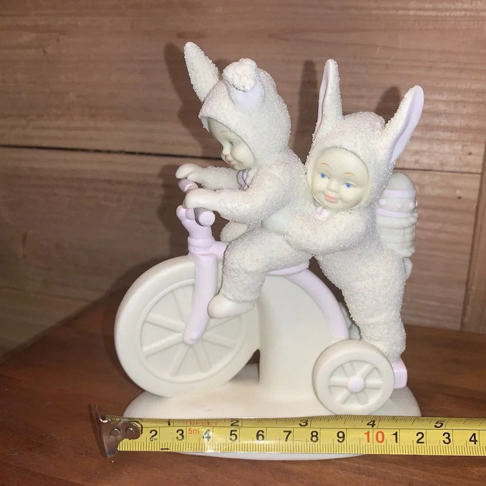 Department 56 Snowbunnies On a Tricycle Built for Two Limited Edition 1997 15696